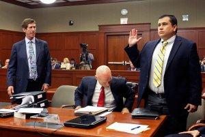 George Zimmerman in Court during his murder case