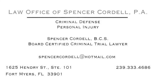 Criminal Law  Attorney Spencer Cordell https://www.facebook.com/crimcourts